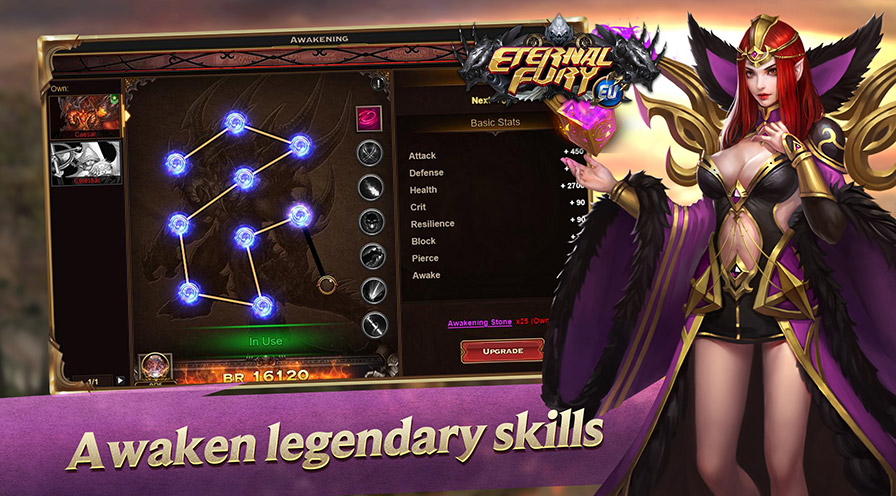 Awaken legendary skills