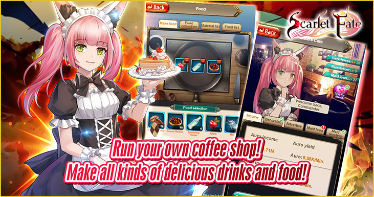Run your own coffee shop!Make all kinds of delicious drinks and food!
