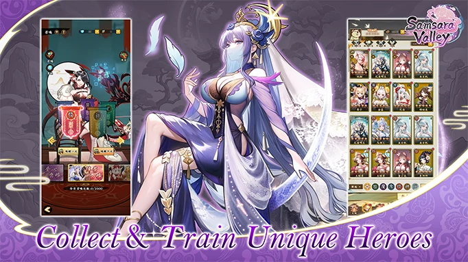 Collect & Train Unique Heroes