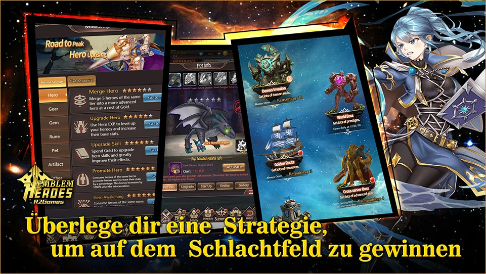 Überlege dir eine Strategie, um auf dem Schlachtfeld zu gewinnen