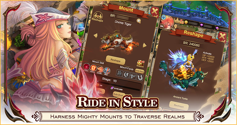 Ride in Style Harness Mighty Mounts to Traverse Realms