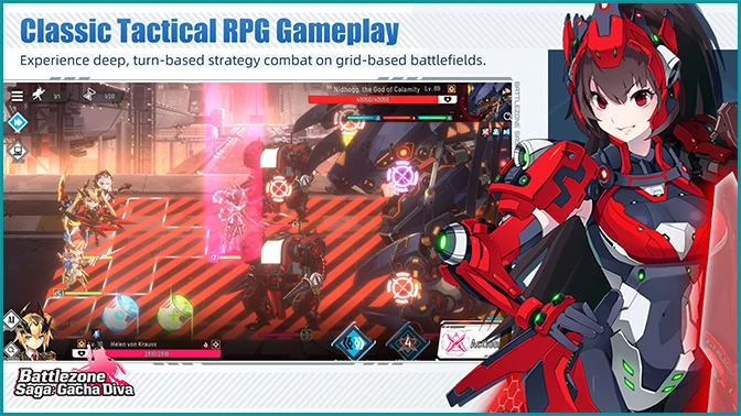 Classic Tactical RPG Gameplay / Experience deep, turn-based strategy combat on grid-based battlefields. 