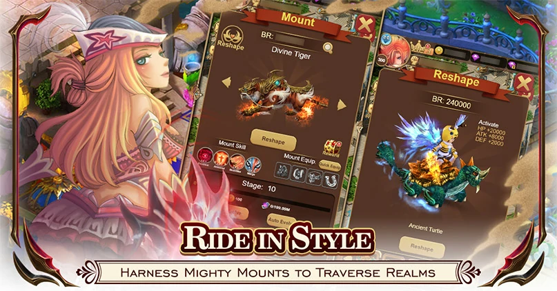 Ride in Style Harness Mighty Mounts to Traverse Realms
