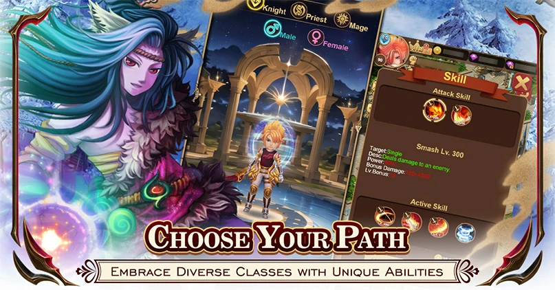 Choose Your Path Embrace Diverse Classes with Unique Abilities