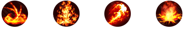 Balrog's Hell,Blazing Flame,Dazzling Flame,Fire Wave