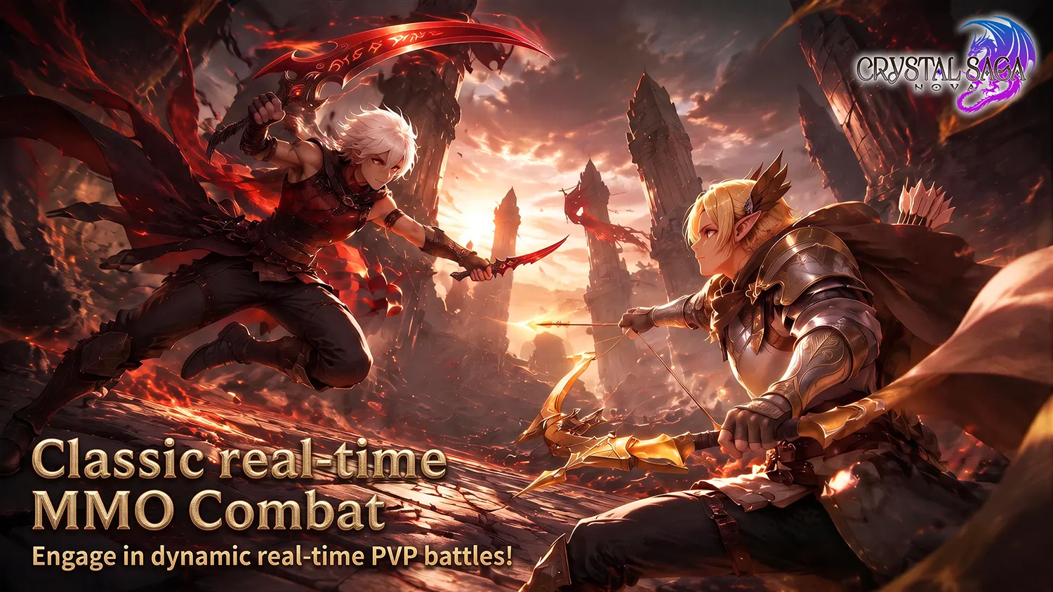 Classicreal-time MMO Combat / Engage in dynamic real-time PVP battles!
