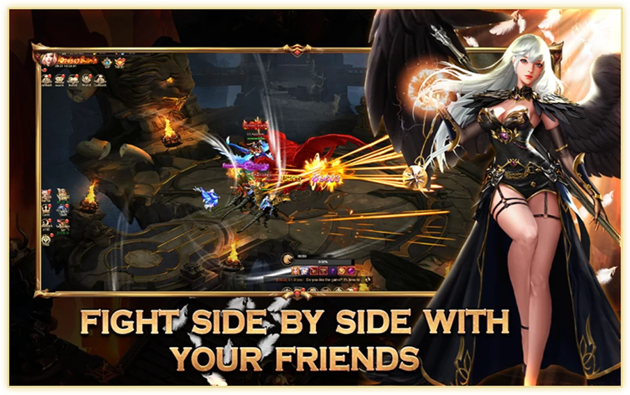 FIGHT SIDE BY SIDE WITH YOUR FRIENDS