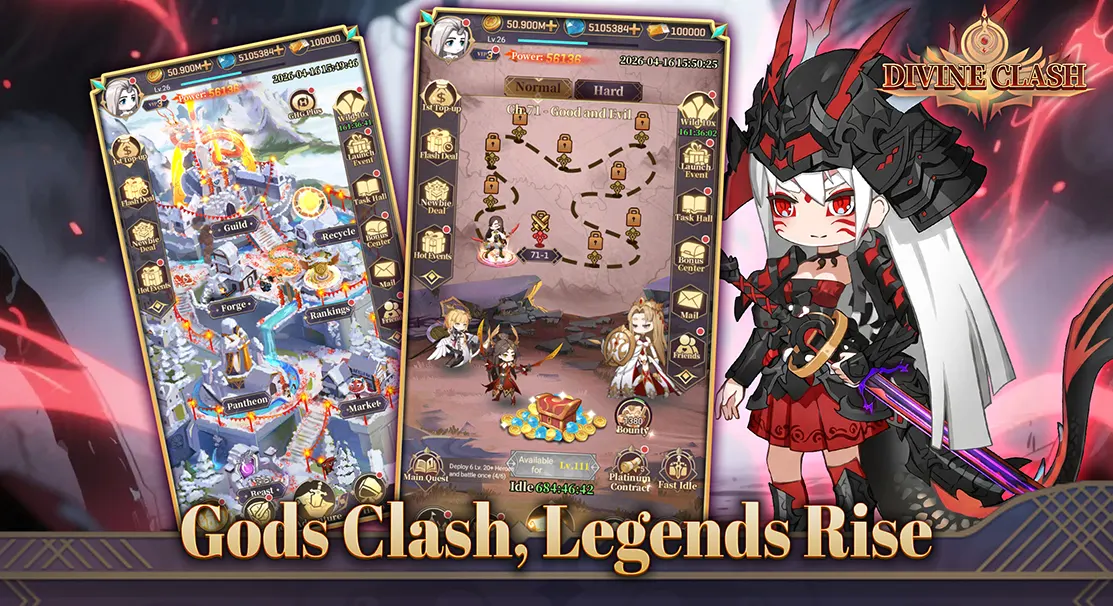 Gods Clash, Legends Rise