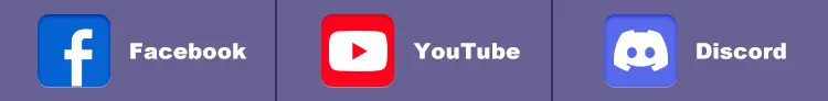 Facebook/Youtube/Discord