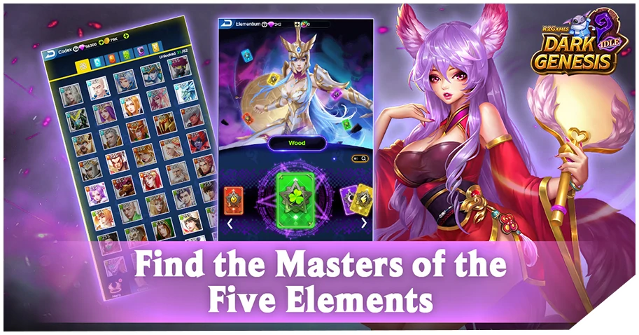 Find the Masters of the Five Elements