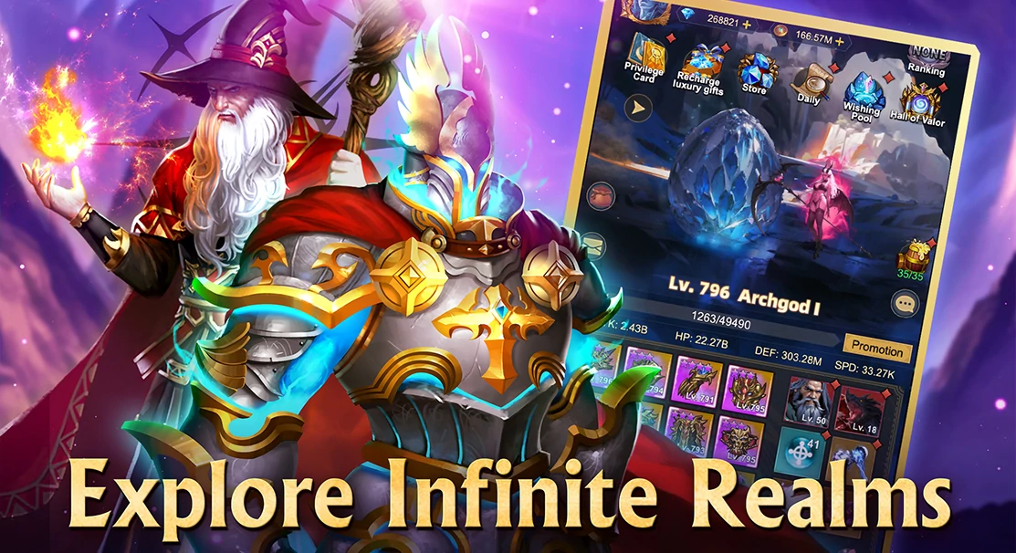 Explore Infinite Realims