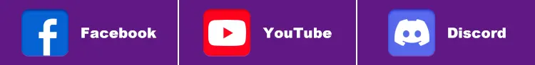 Facebook/Youtube/Discord