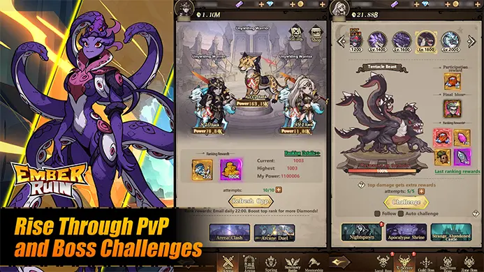 Rise Through PvP and Boss Challenges