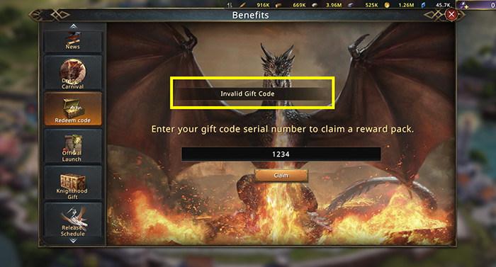 Wartune free event prize codes