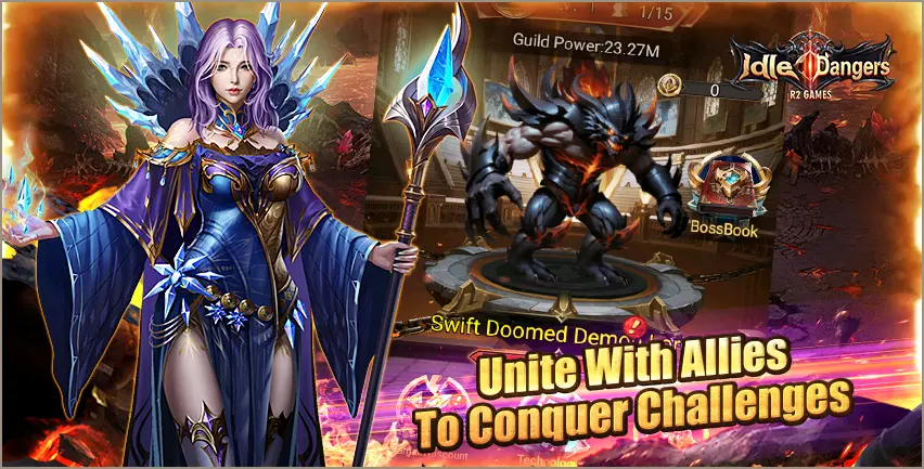 Unite with allies to conquer challenges.