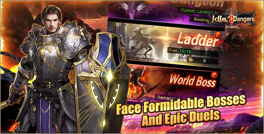 Face formidable bosses and epic duels.