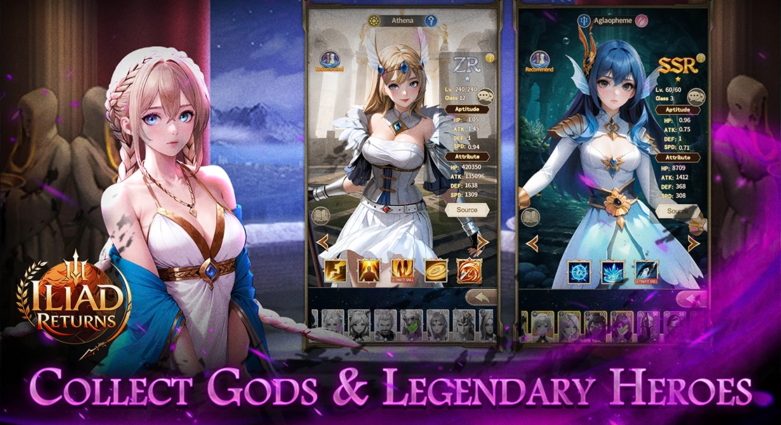 Collect Gods & Legendary Heroes