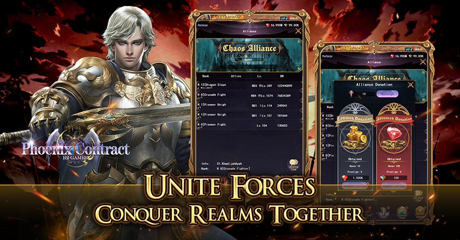 Unite Forces Conquer Realms Together