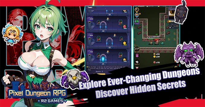 Explore Ever-Changing Dungeons Discover Hidden Secrets