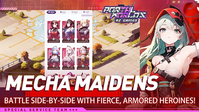 Mecha Maidens Battle side-by-side with fierce, armored heroines!