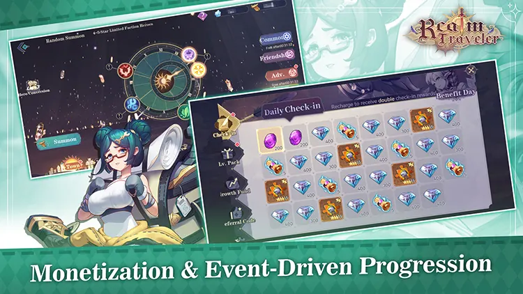 Monetization and Event-Driven Progression