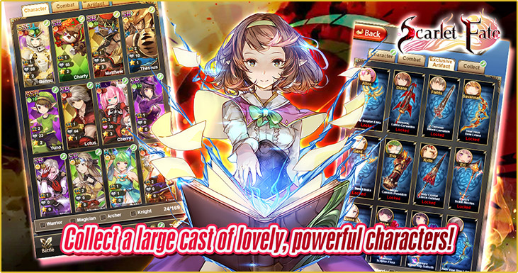 Collect a large cast of lovely, powerful characters!