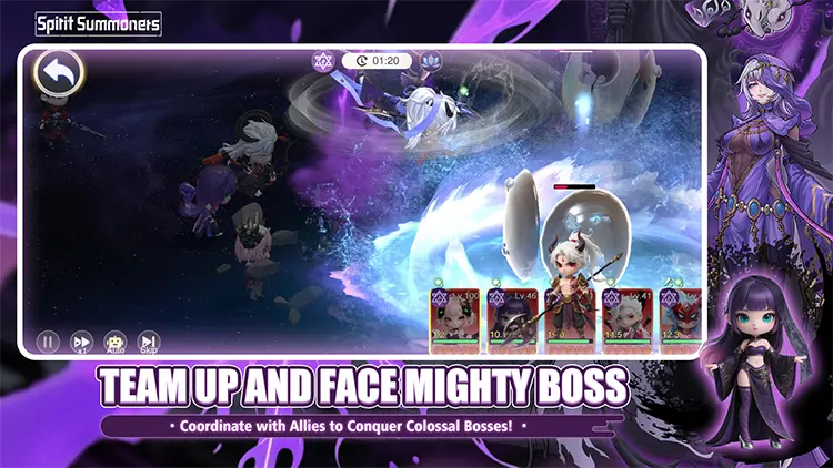 Team Up and Face Mighty Boss Coordinate with Allies to Conquer Colossal Bosses！