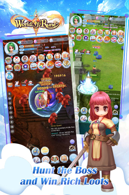 World of Rune Mobile - Free MMORPG Idling Game | R2 Games